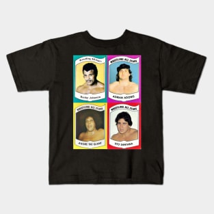 wrestling 90s competition Kids T-Shirt